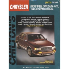 Reparaturbuch - Repair Manual  Chrysler Mid-Size 82-95, 6-Zylinder